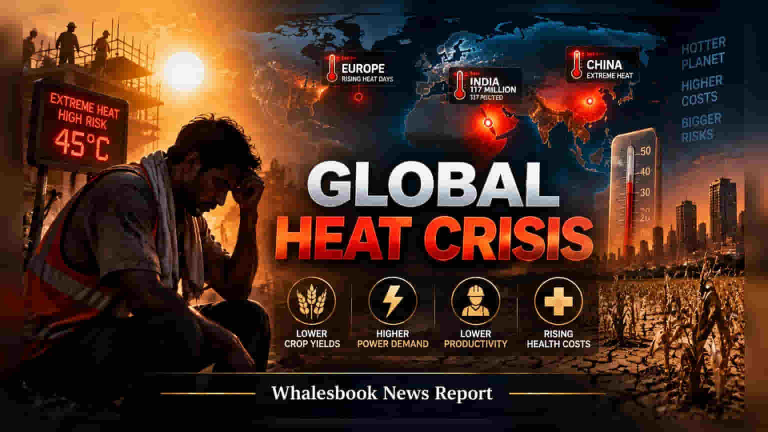 India's Economic Heat Risk: भीषण गर्मी की चपेट में 11.7 करोड़ लोग, अर्थव्यवस्था पर मंडराया बड़ा खतरा