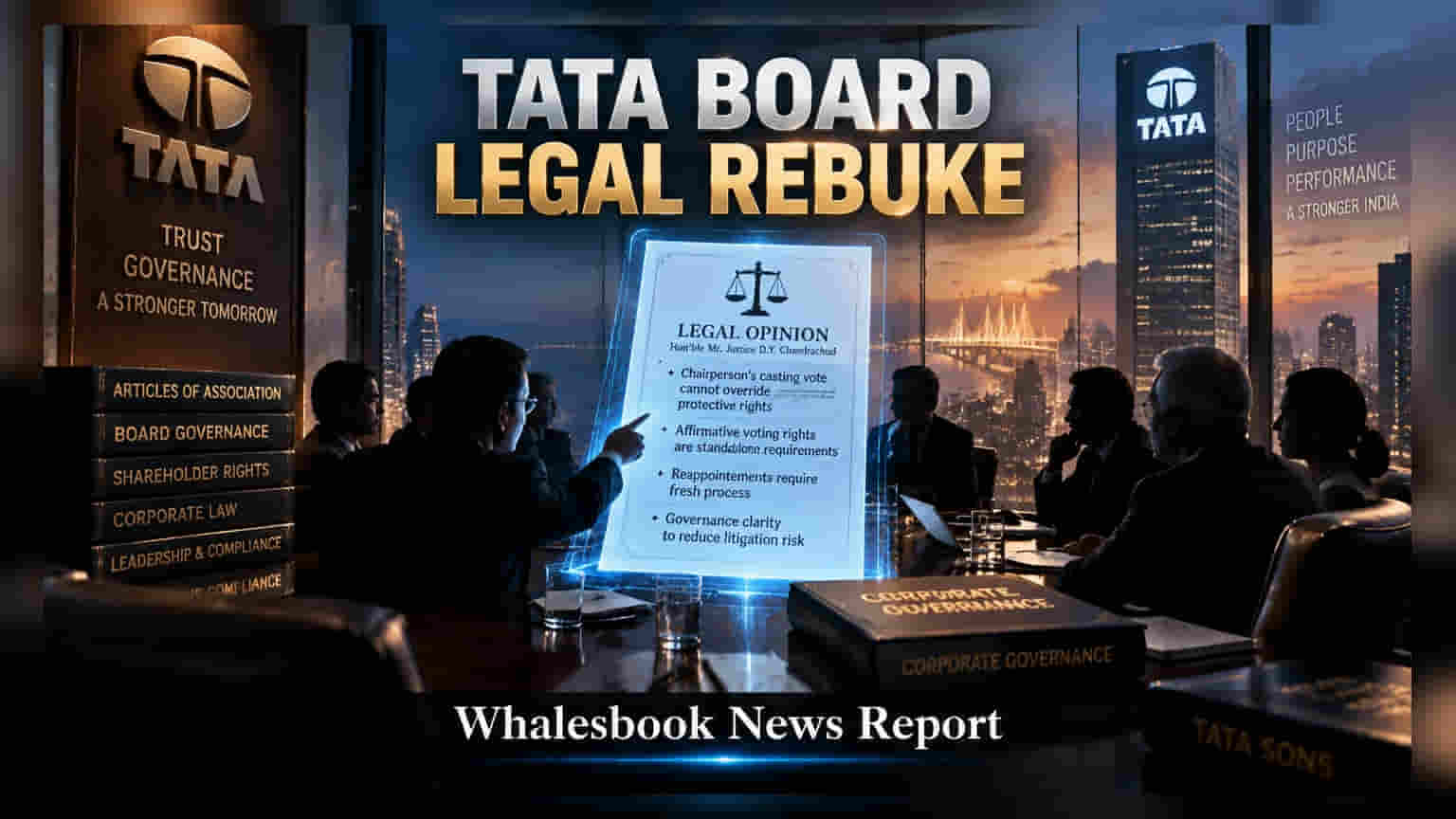 Tata Sons Governance: पूर्व CJI की राय से बढ़ा विवाद, चेयरपर्सन के 'कास्टिंग वोट' पर उठे सवाल