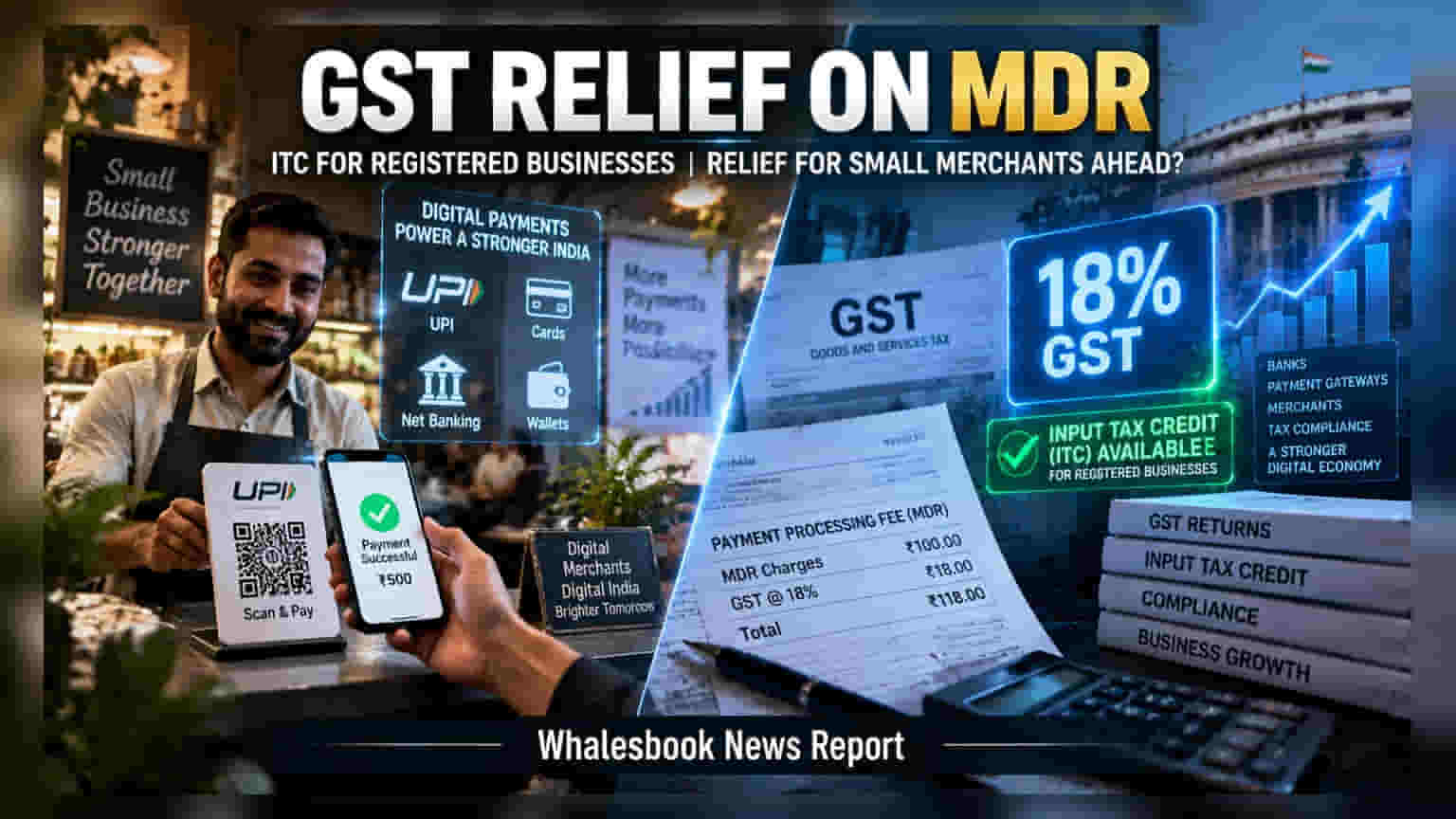 GST Council: డిజిటల్ పేమెంట్స్ MDRపై పన్ను తగ్గింపు? అక్టోబర్ 7న కీలక నిర్ణయం!