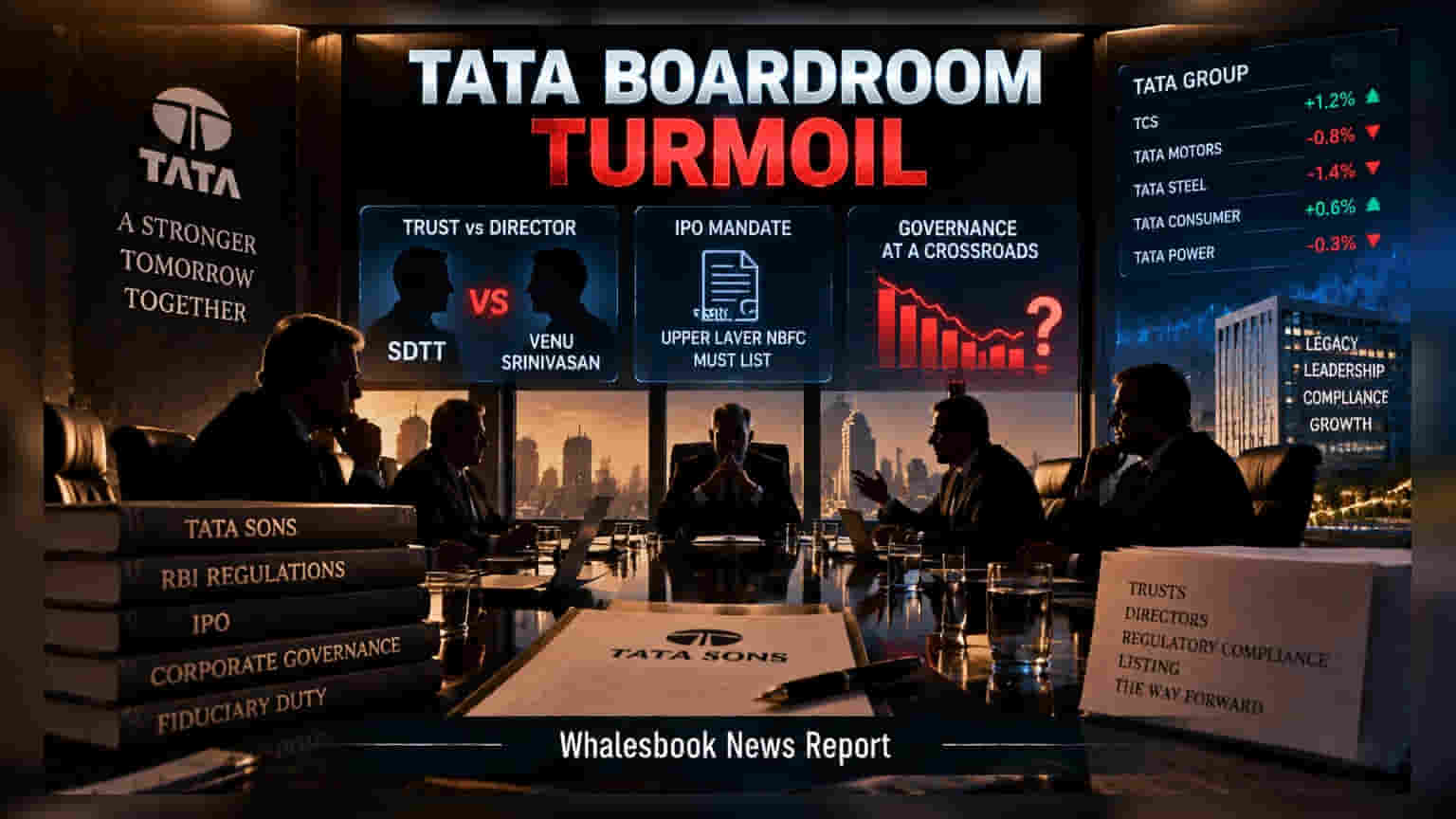 Tata Sons IPO: टाटा ट्रस्ट आणि वेणू श्रीनिवासन यांच्यात वाद, शेअर बाजारात एन्ट्रीवरून पेच