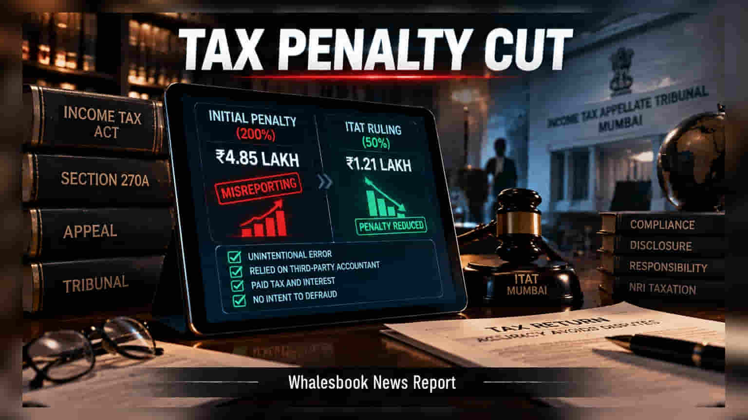 ITAT ਦਾ ਵੱਡਾ ਫੈਸਲਾ: NRI ਲਈ ਟੈਕਸ ਜੁਰਮਾਨਾ **200%** ਤੋਂ ਘਟਾ ਕੇ **50%** ਕੀਤਾ