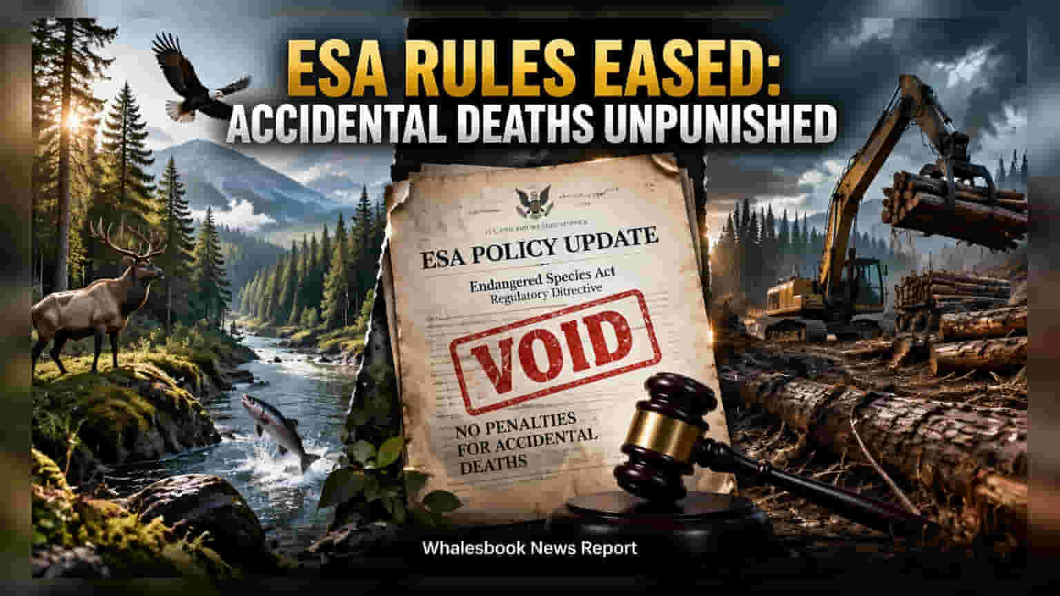 Endangered Species Act ਵਿੱਚ ਵੱਡੀ ਤਬਦੀਲੀ: ਉਦਯੋਗਿਕ ਕੰਪਨੀਆਂ ਨੂੰ ਮਿਲੀ ਵੱਡੀ ਰਾਹਤ