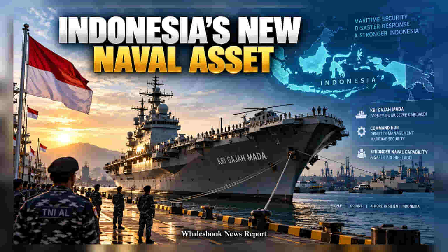 KRI Gajah Mada: ઇન્ડોનેશિયાના નવા એરક્રાફ્ટ કેરિયર સામે બજેટના સવાલો, મેન્ટેનન્સ ખર્ચ વધવાની આશંકા