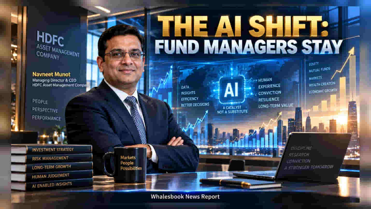 HDFC AMC CEO Munot: AI Won't Replace Human Fund Managers