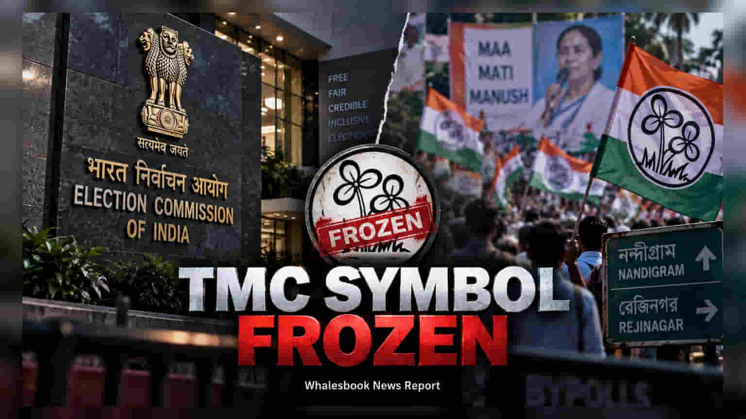Election Commission ਦਾ ਵੱਡਾ ਫੈਸਲਾ: West Bengal ਬਾਈਪੋਲ ਤੋਂ ਪਹਿਲਾਂ TMC ਦਾ ਨਾਮ ਅਤੇ ਚੋਣ ਨਿਸ਼ਾਨ ਫ੍ਰੀਜ਼