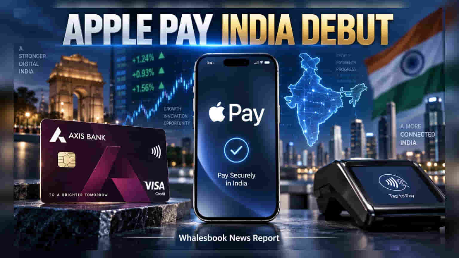 Apple Pay ભારતમાં એન્ટ્રી કરશે: ઓક્ટોબરમાં Axis Bank સાથે શરૂઆત