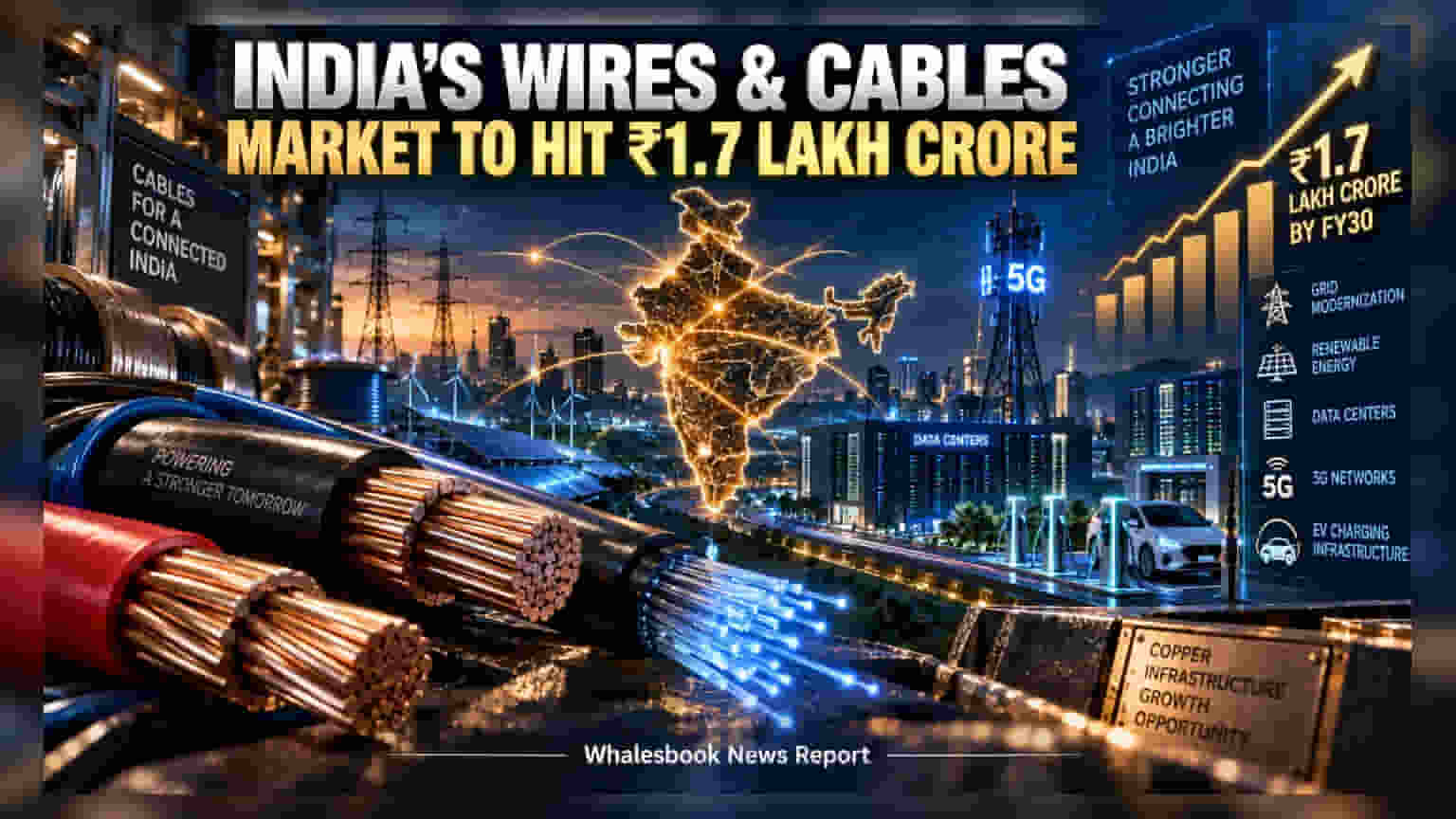 Polycab India: वायर्स आणि केबल मार्केटमध्ये मोठा बदल, FY30 पर्यंत **₹1.7 लाख कोटींच्या** व्यवसायाचा अंदाज