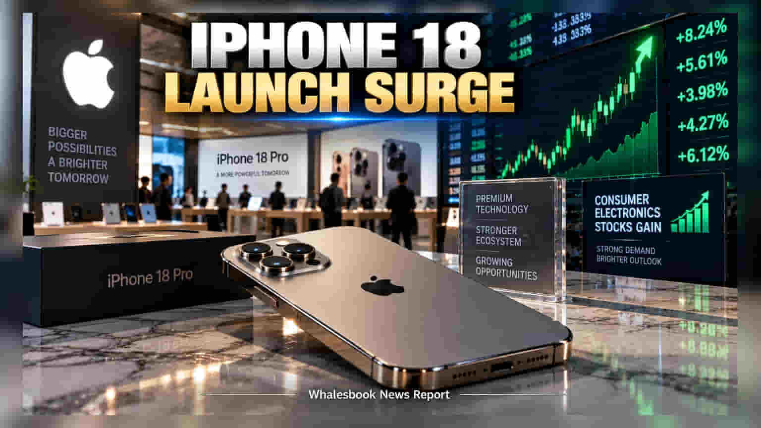 Apple iPhone 18 Launch: Retailer Stocks Rise