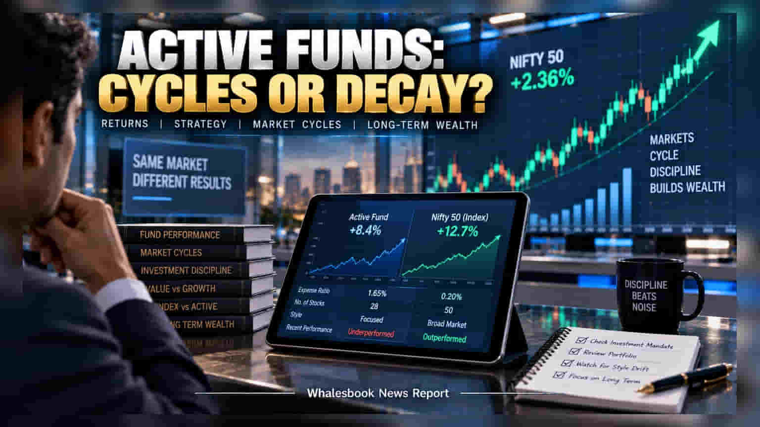 Why Active Mutual Funds Often Lag Behind Index Benchmarks