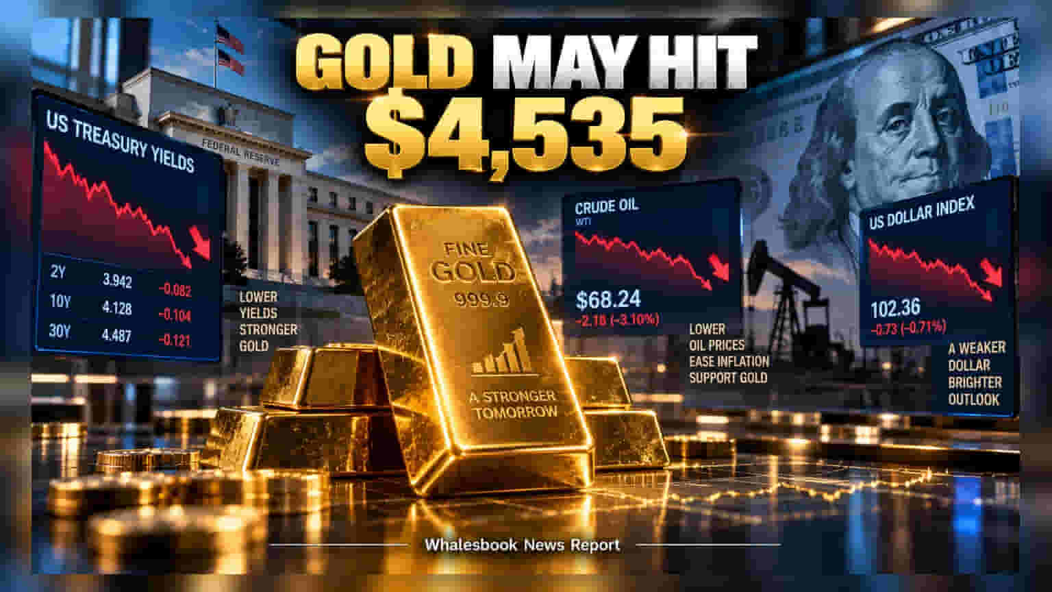 Mirae Asset Sees Gold Targeting $4,535 on Lower Yields