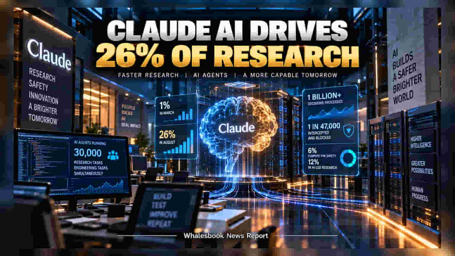 Anthropic AI Now Drives 26% of Its Research Operations