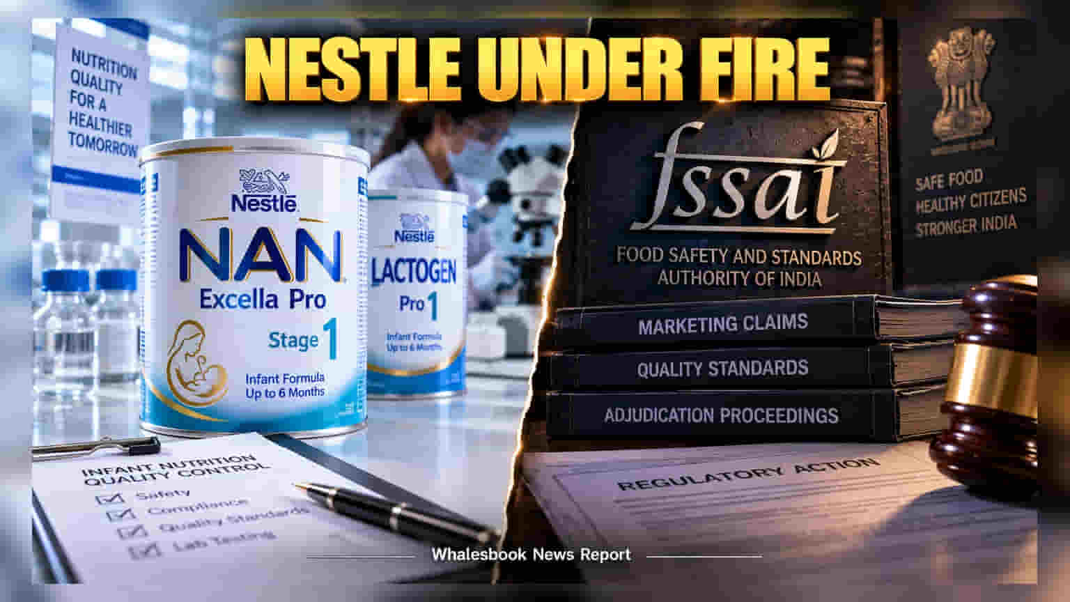 Nestle India Faces FSSAI Cases Over Infant Formula Issues