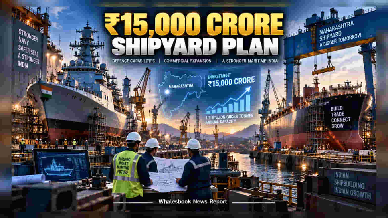 Mazagon Dock Plans ₹15,000 Crore Expansion Into Commercial Ships