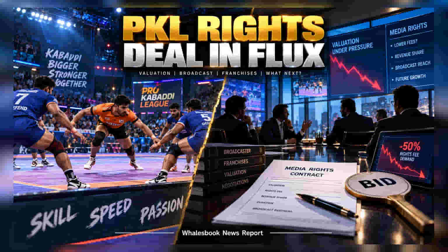 Pro Kabaddi League Rights Talks Face 50% Valuation Cut Risk