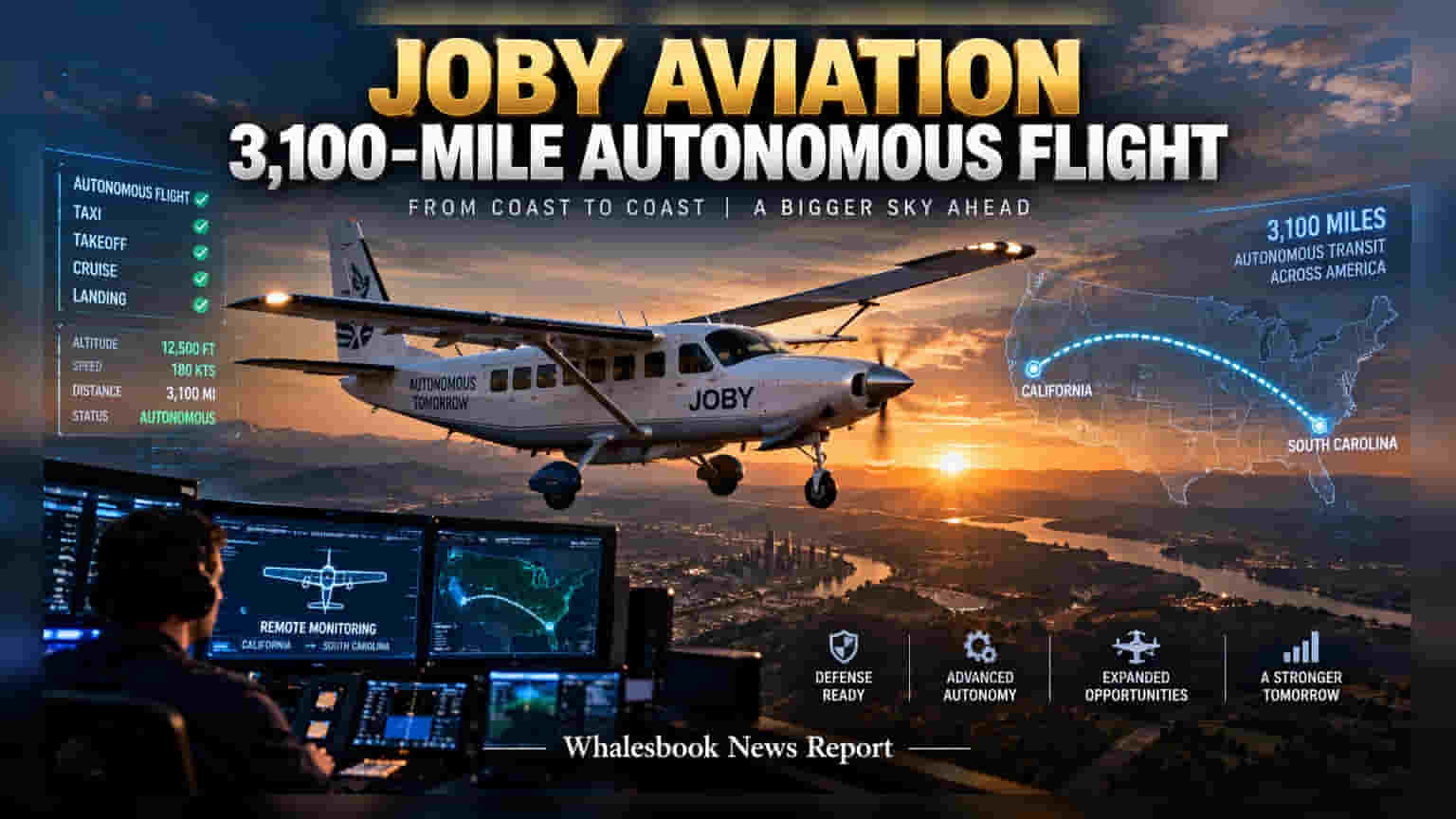 Joby Aviation: டிஃபன்ஸ் மார்க்கெட்டில் அதிரடி என்ட்ரி! **3,100** மைல் தூரம் பறந்து சாதனை