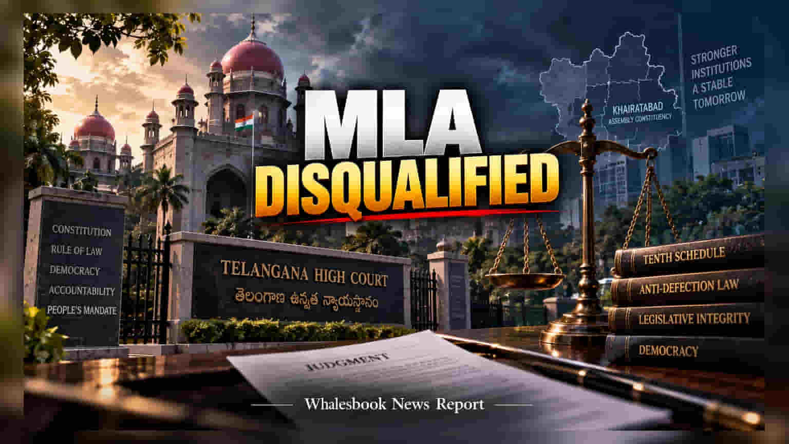 Telangana HC: BRS आमदार दानम नागेंद्र यांचे पद रद्द, पक्षांतर केल्याचा फटका
