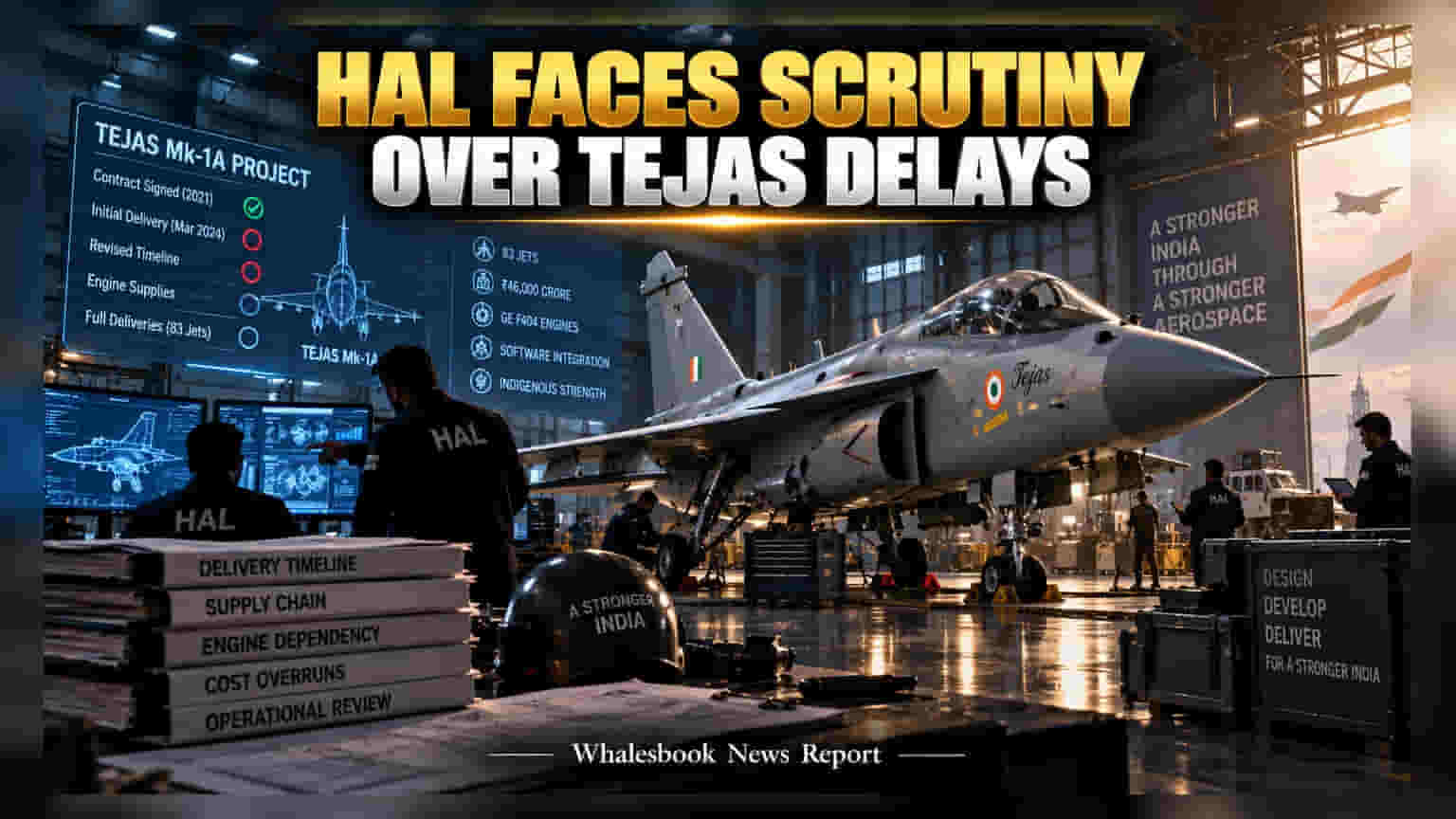 Hindustan Aeronautics Limited: Tejas LCA ਦੀ ਡਿਲਿਵਰੀ 'ਚ ਦੇਰੀ, ਸਰਕਾਰ ਨੇ HAL ਨੂੰ ਦਿੱਤੀ ਚੇਤਾਵਨੀ