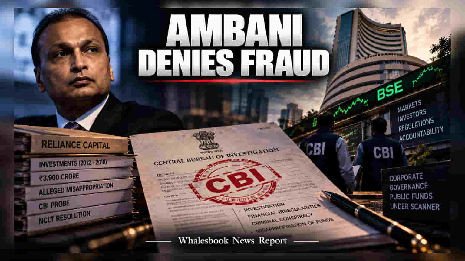 Reliance Capital: CBI ਨੇ ਦਰਜ ਕੀਤੀ FIR, **₹2,684 ਕਰੋੜ** ਦੇ ਘਪਲੇ ਦਾ ਇਲਜ਼ਾਮ
