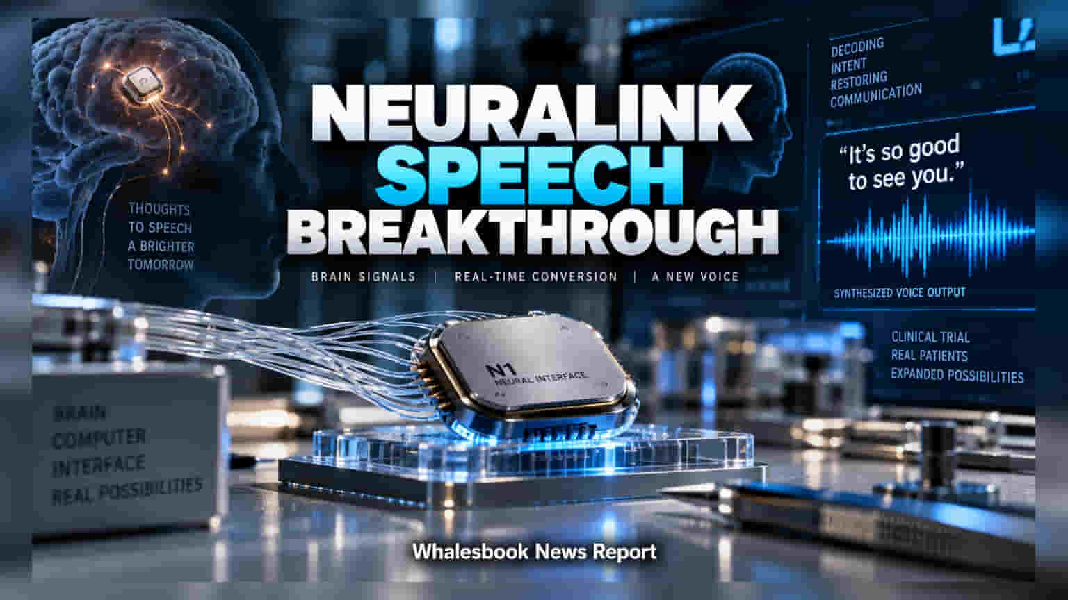 Neuralink Demonstrates Thought-To-Speech Using N1 Implant
