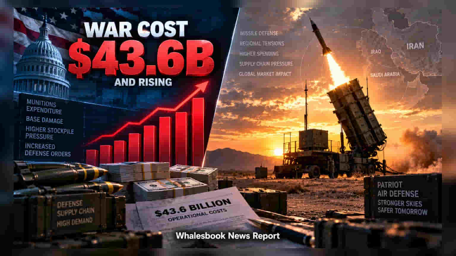 US Conflict Spending: ਈਰਾਨ ਨਾਲ ਤਣਾਅ ਕਾਰਨ ਖਰਚਾ ਪਹੁੰਚਿਆ **$43.6 ਬਿਲੀਅਨ**, ਹਥਿਆਰਾਂ ਦੀ ਭਾਰੀ ਕਮੀ ਦਾ ਖਤਰਾ