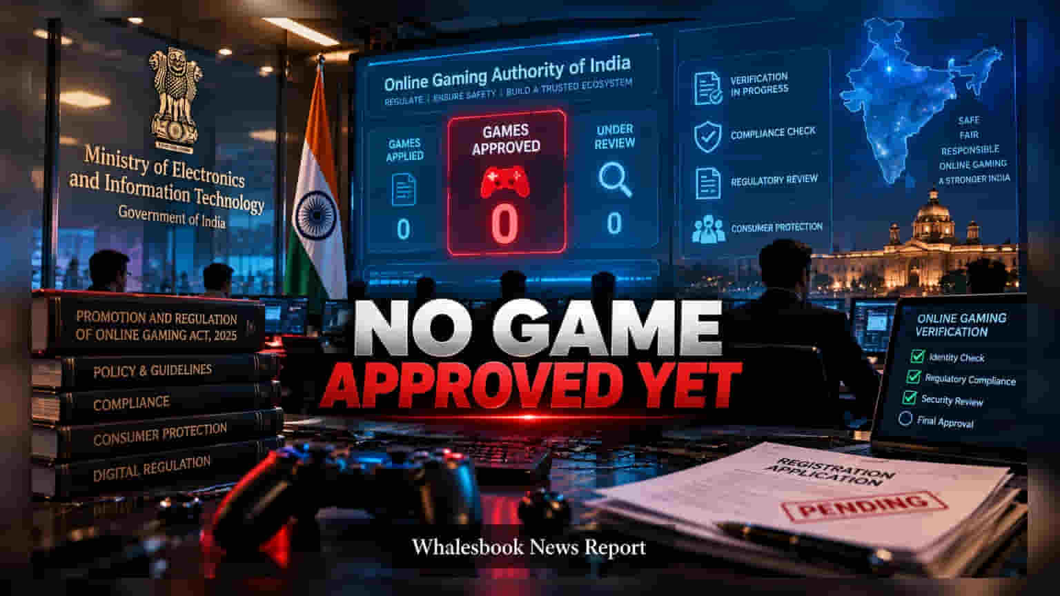 India's Gaming Regulator Records Zero Registrations Under 2025 Act