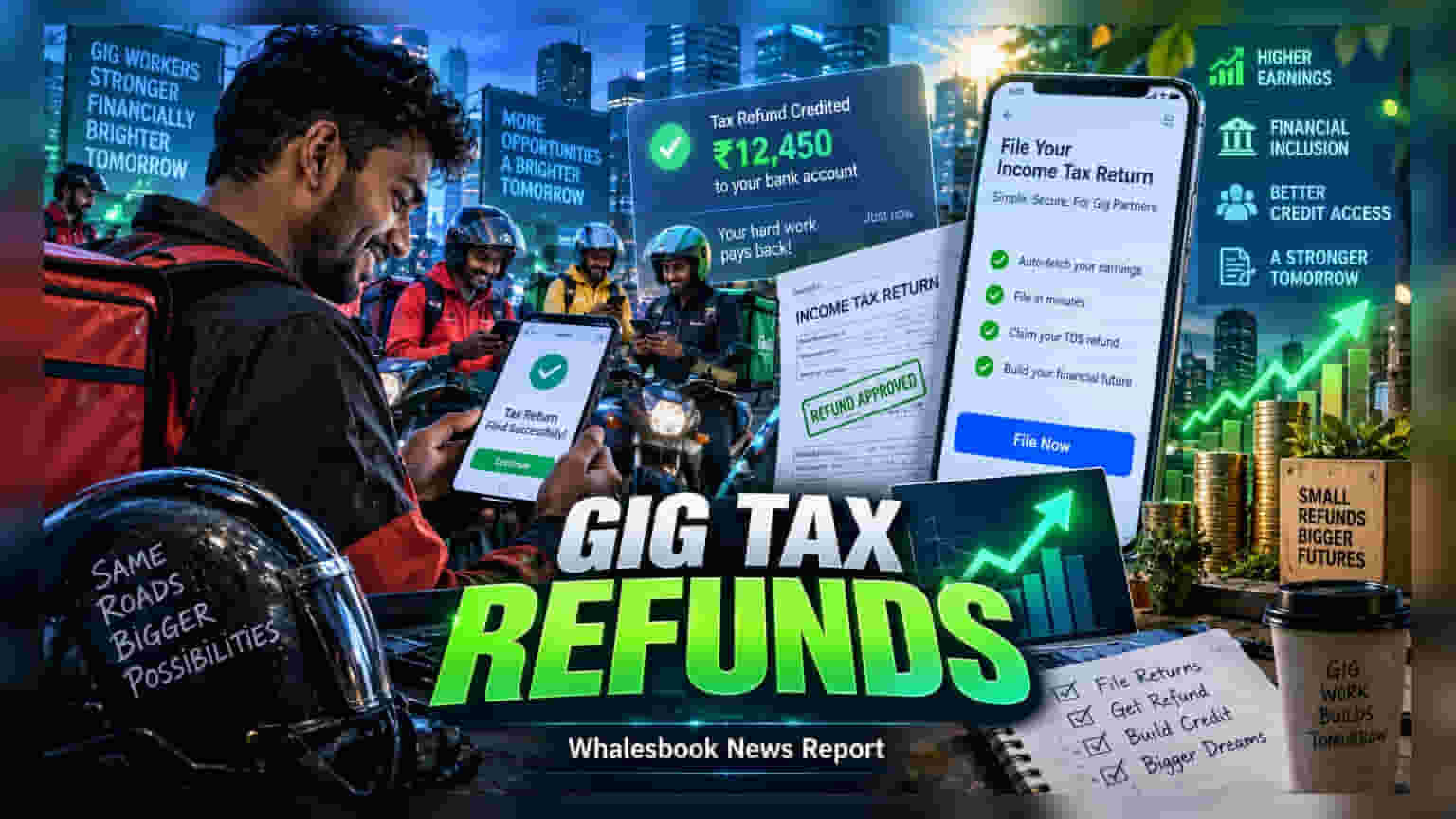 Gig Platforms Integrate Tax Filing for Delivery Partners