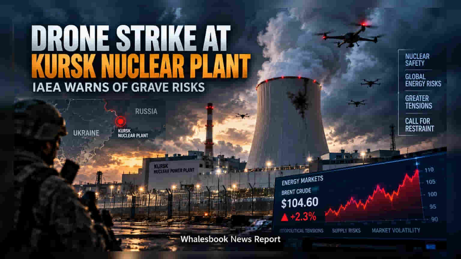 IAEA Warns of Safety Risks After Kursk Nuclear Plant Strike