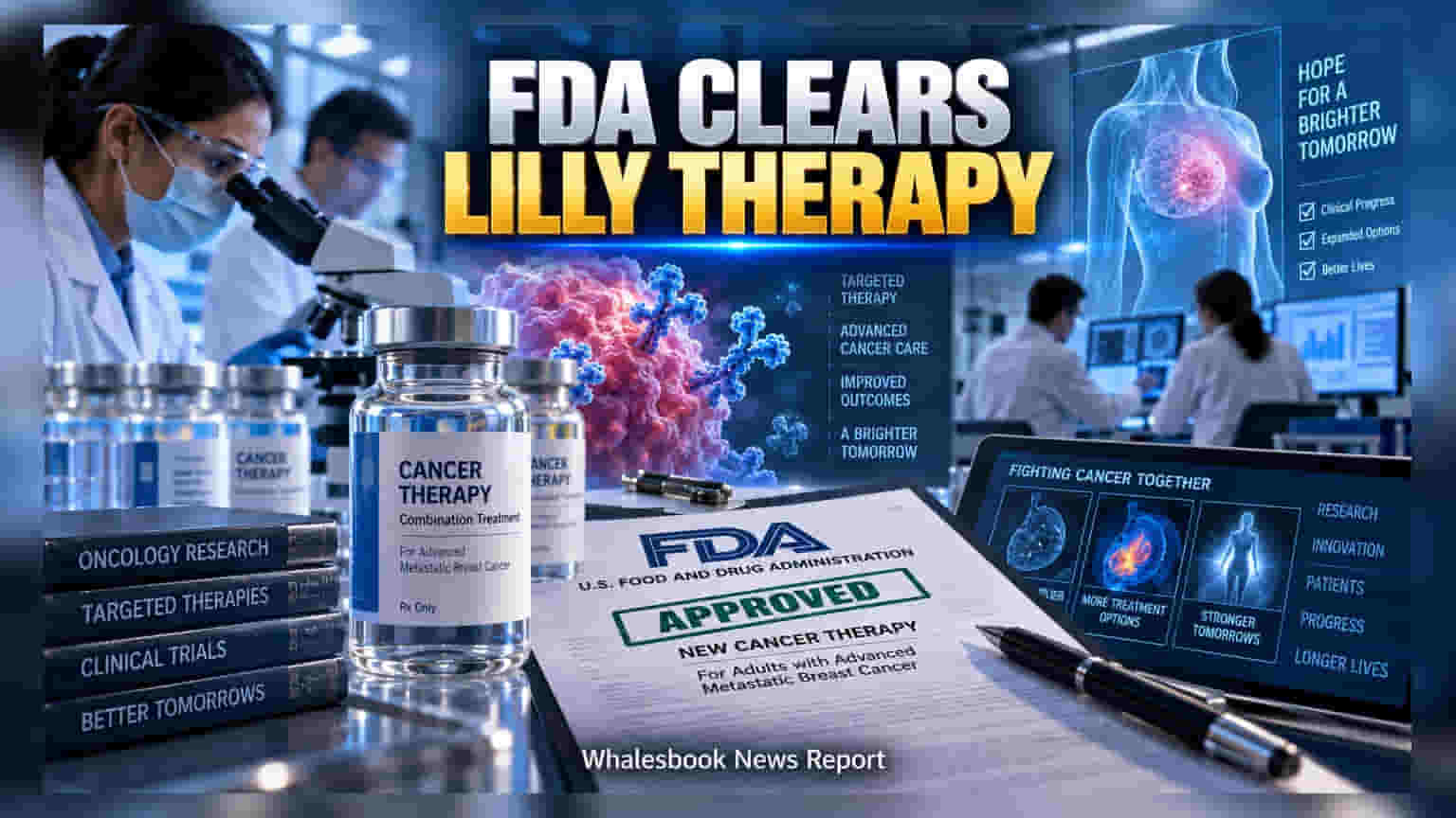 Eli Lilly Secures US FDA Approval for Breast Cancer Therapy
