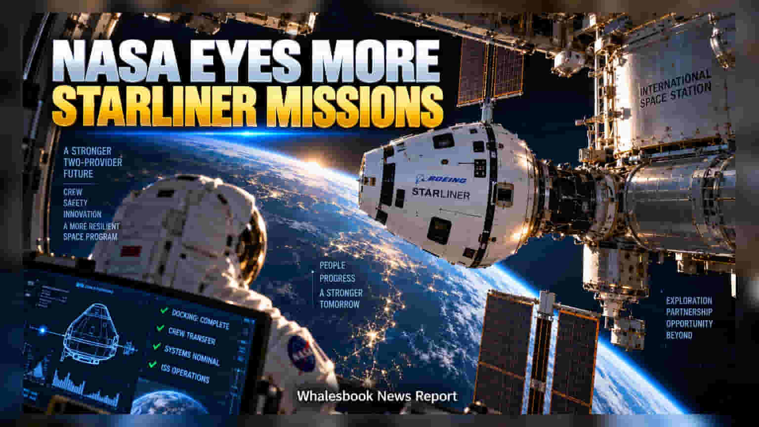 NASA Eyes 10 More Boeing Starliner Flights Despite Delays