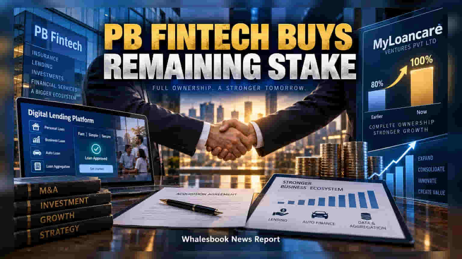 PB Fintech to Acquire Remaining 20% Stake in MyLoancare
