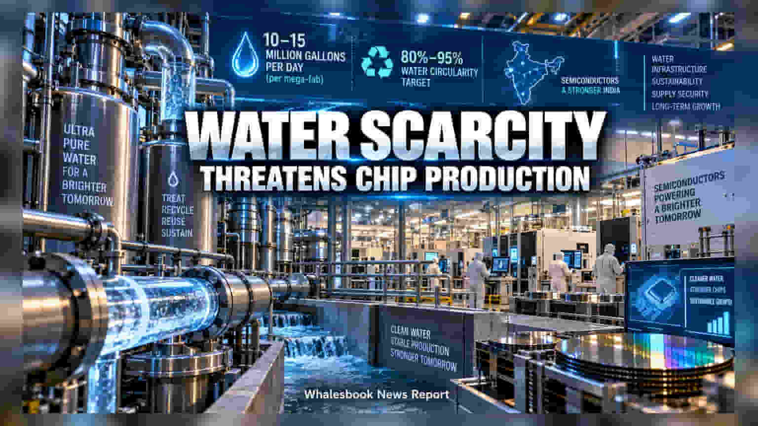 India's Chip Plants Face Critical Water Usage Risks