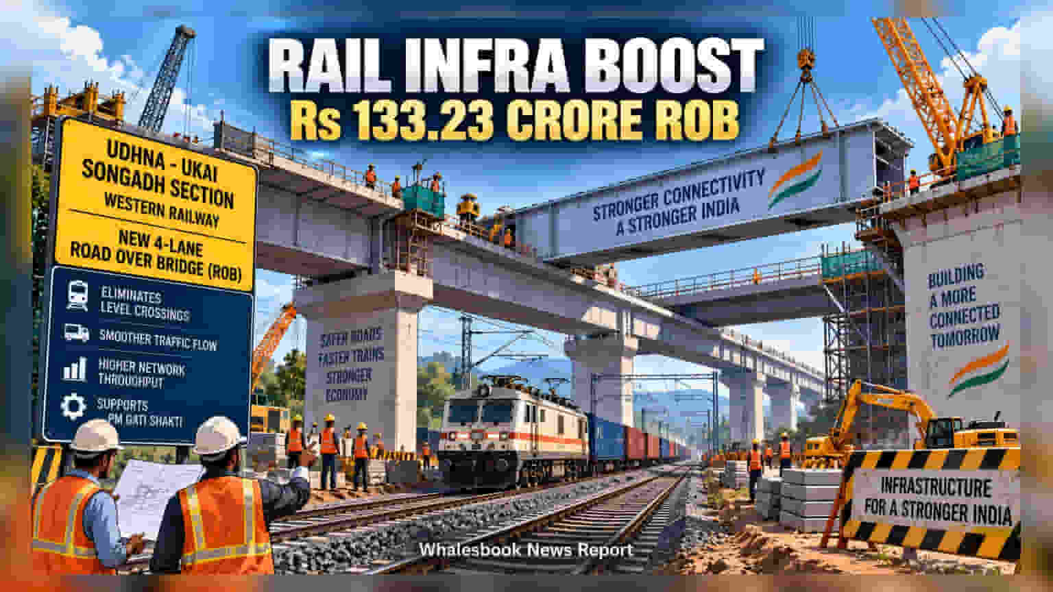 Indian Railways Approves Rs 133 Crore Bridge on Udhna-Ukai Line