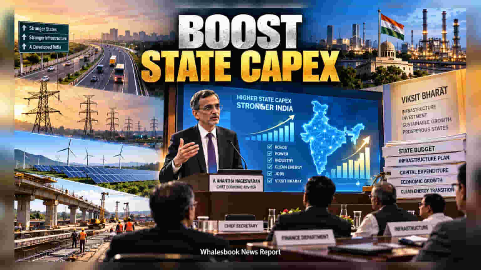 CEA ની રાજ્યોને મોટી સલાહ: 2032 સુધીમાં GSDP ના 3% જેટલો ખર્ચ ઇન્ફ્રાસ્ટ્રક્ચરમાં કરો