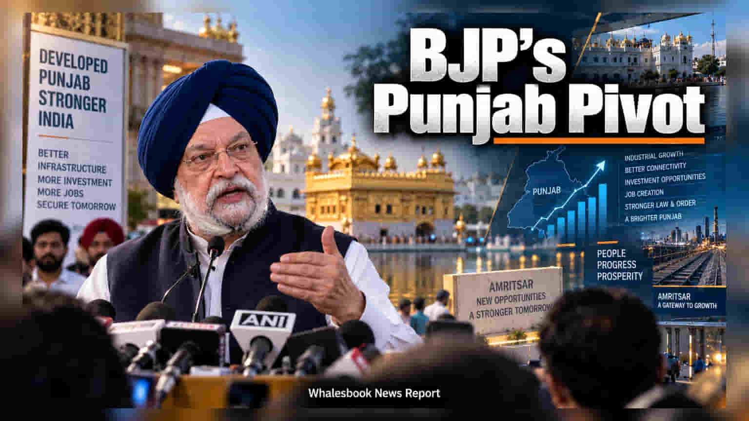 BJP Sets 2027 Punjab Goals, Rejects Junior Coalition Status