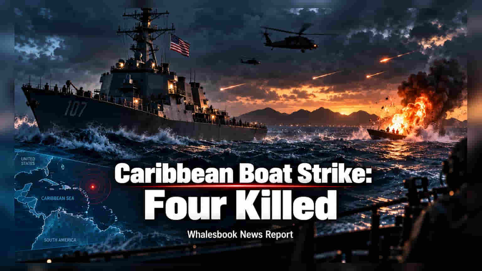 US Caribbean Military Strike Kills Four Amid Drug War