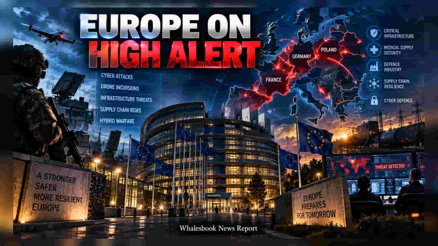 Europe Security: ਹਾਈਬ੍ਰਿਡ ਜੰਗ ਦੇ ਖਤਰੇ ਕਾਰਨ ਯੂਰਪੀ ਦੇਸ਼ ਚੌਕਸ, ਸੁਰੱਖਿਆ ਖਰਚਿਆਂ ਵਿੱਚ ਹੋਵੇਗਾ ਭਾਰੀ ਵਾਧਾ