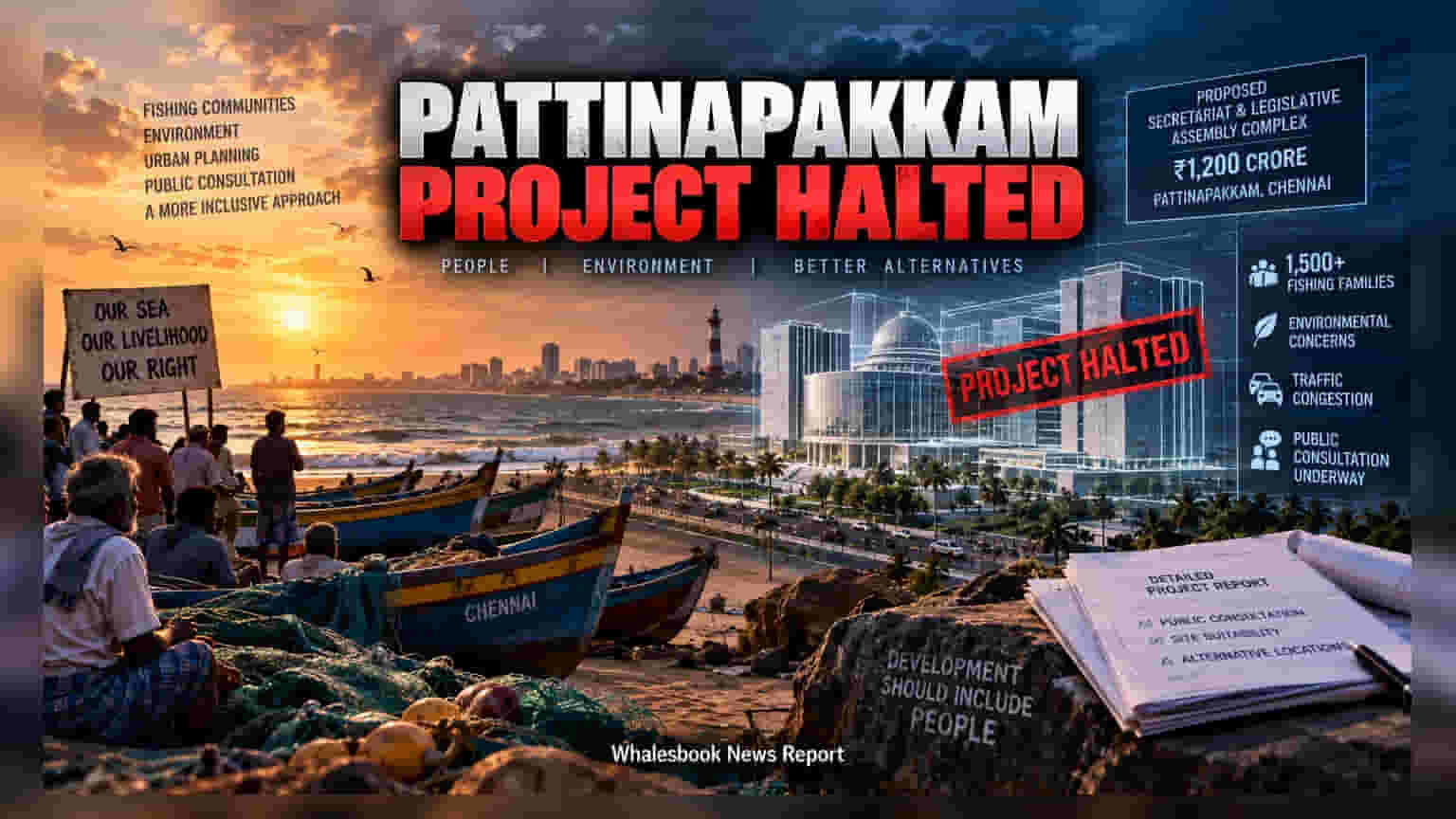TN Govt Pauses Rs 1,200-Crore Pattinapakkam Secretariat Plan
