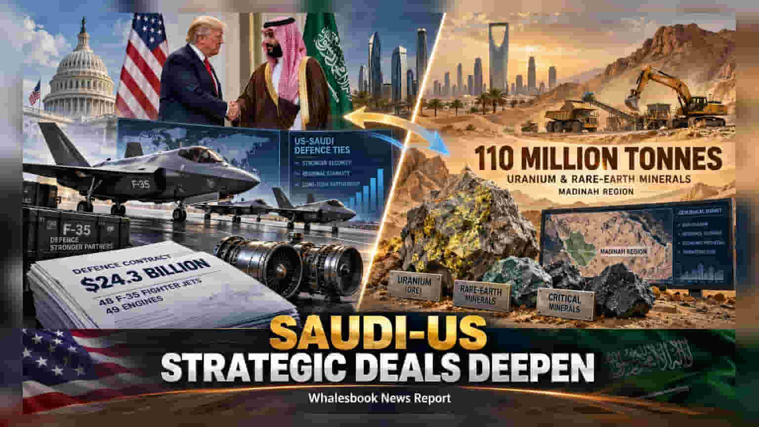 Saudi Arabia: $24.3 బిలియన్ల F-35 డీల్.. భారీగా యురేనియం నిల్వలు!