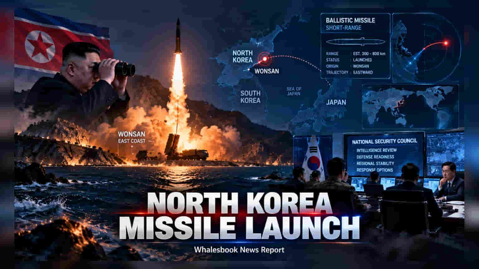 North Korea Fires Ballistic Missile From Wonsan