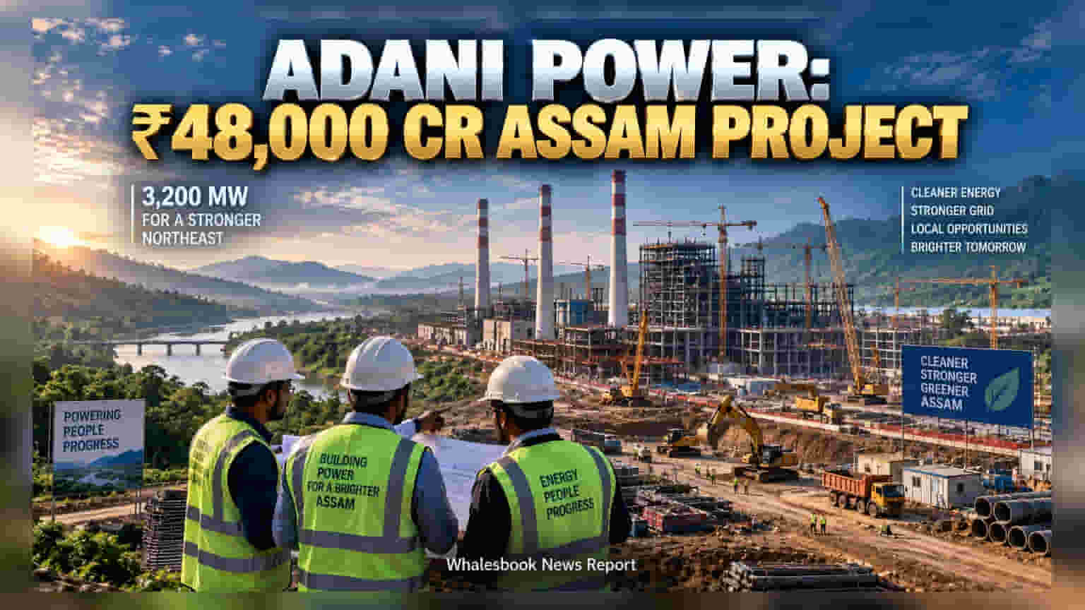 Adani Power: આસામમાં કંપનીનું મોટું રોકાણ, ₹48,000 કરોડના પ્લાન્ટનું કામ શરૂ