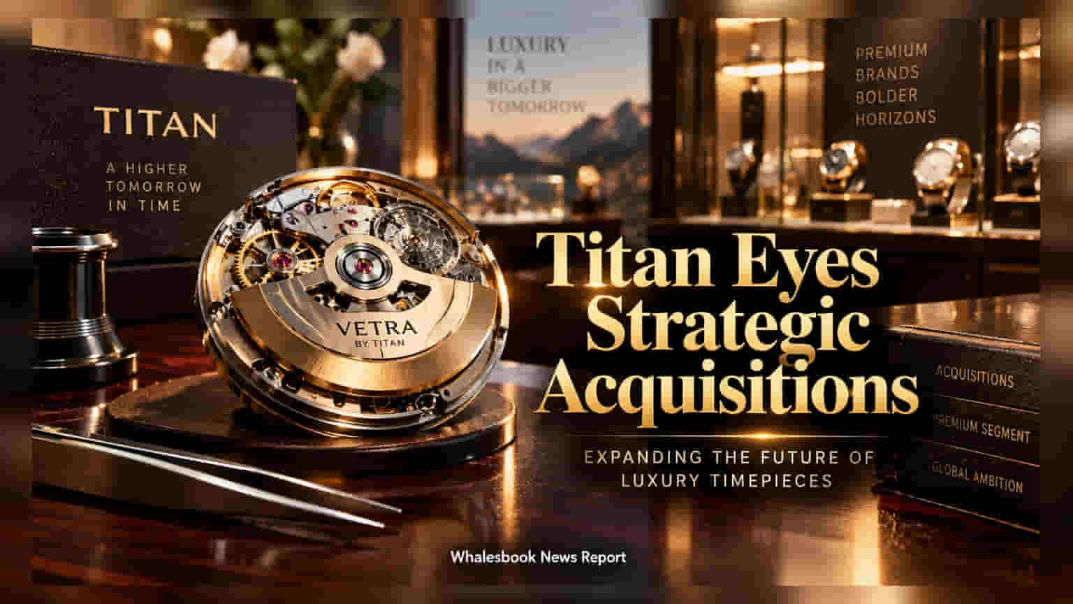 Titan Eyes Luxury Watch Brand Acquisitions for Global Push