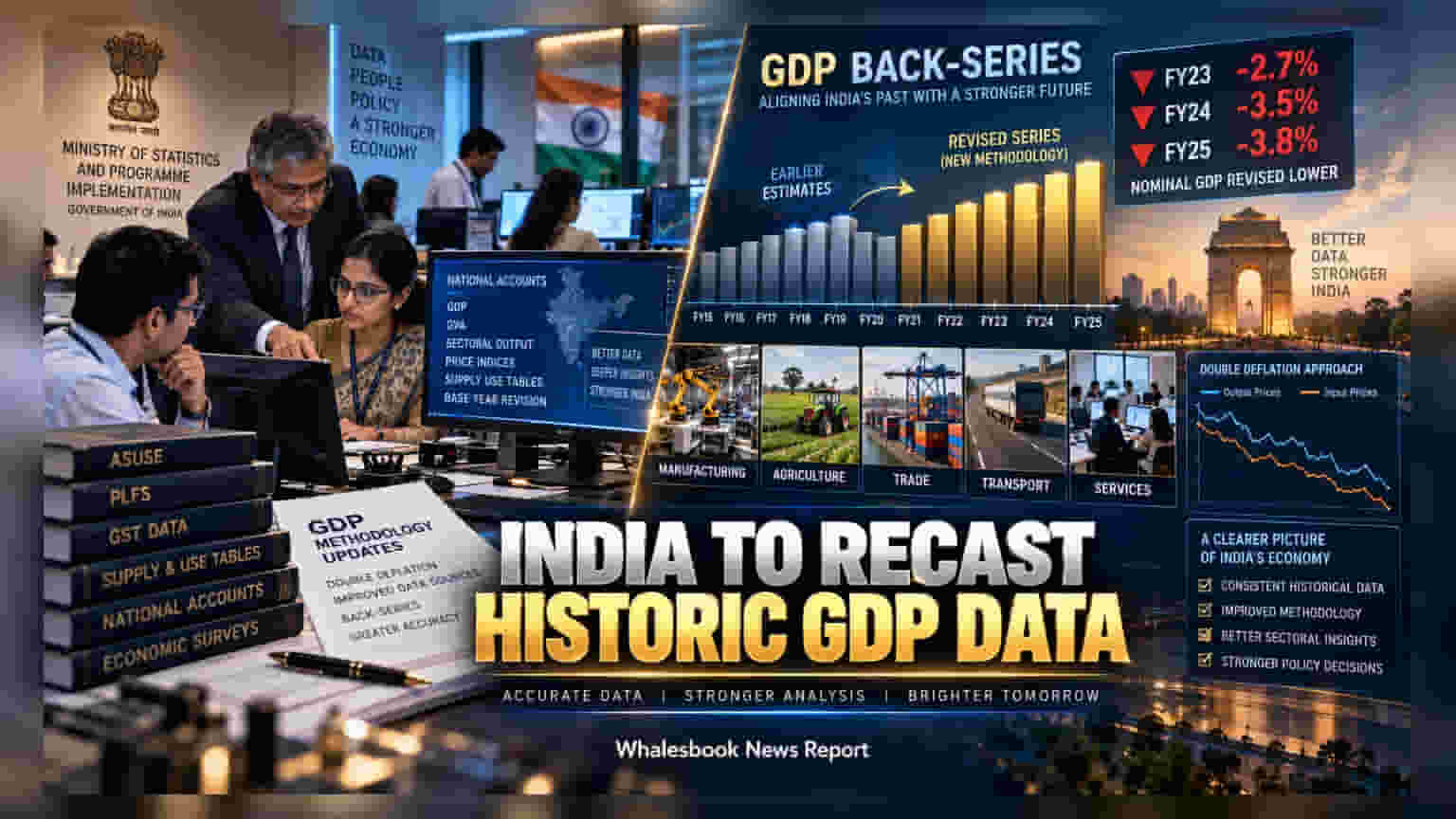 GDP Data Update: 2026 तक जारी होगी GDP बैक-सीरीज, आर्थिक आंकड़ों में बड़े बदलाव के संकेत