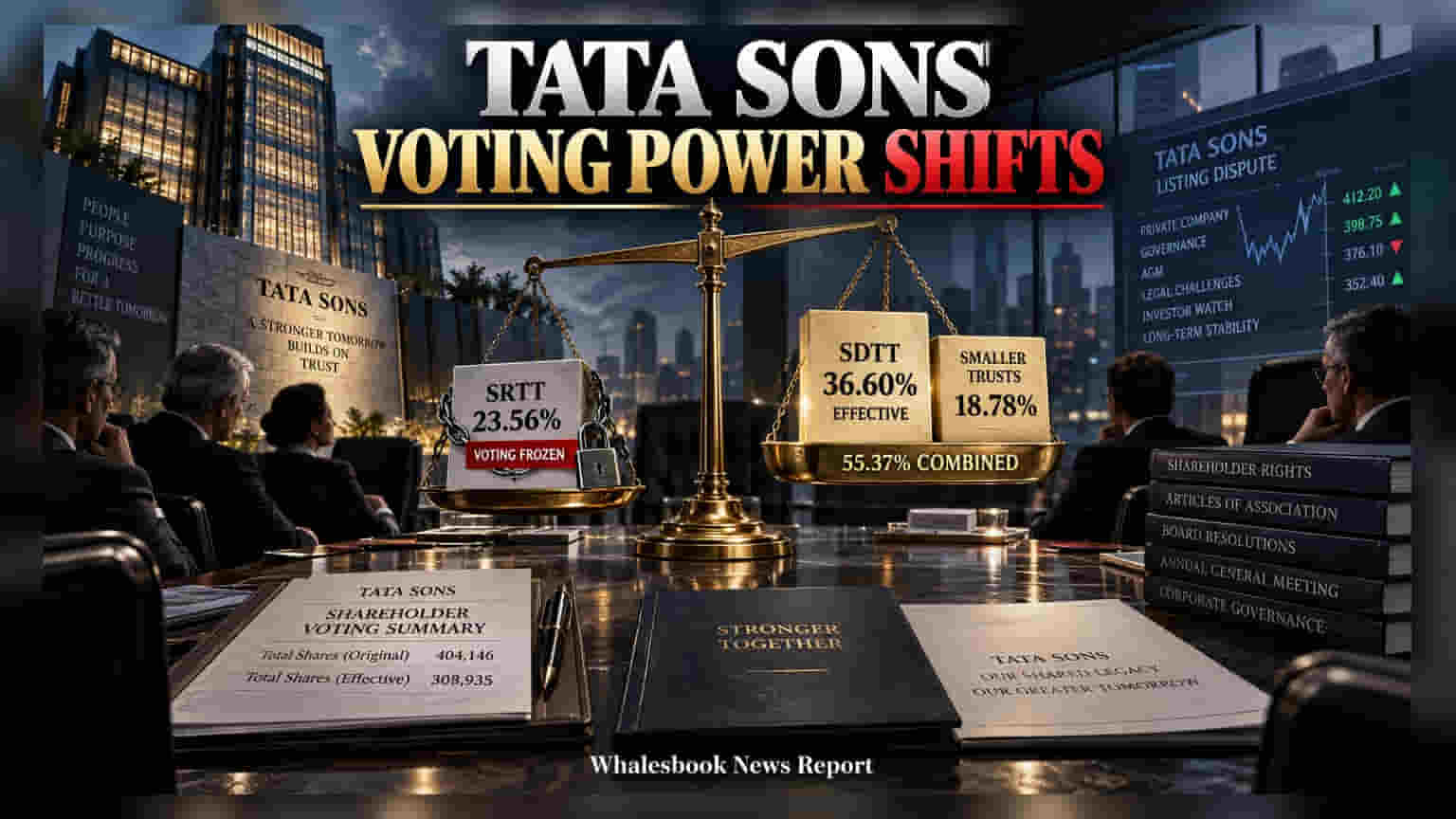 Tata Sons: वोटिंग राइट्सच्या पेचामुळे टाटा समूहातील समीकरण बदलले