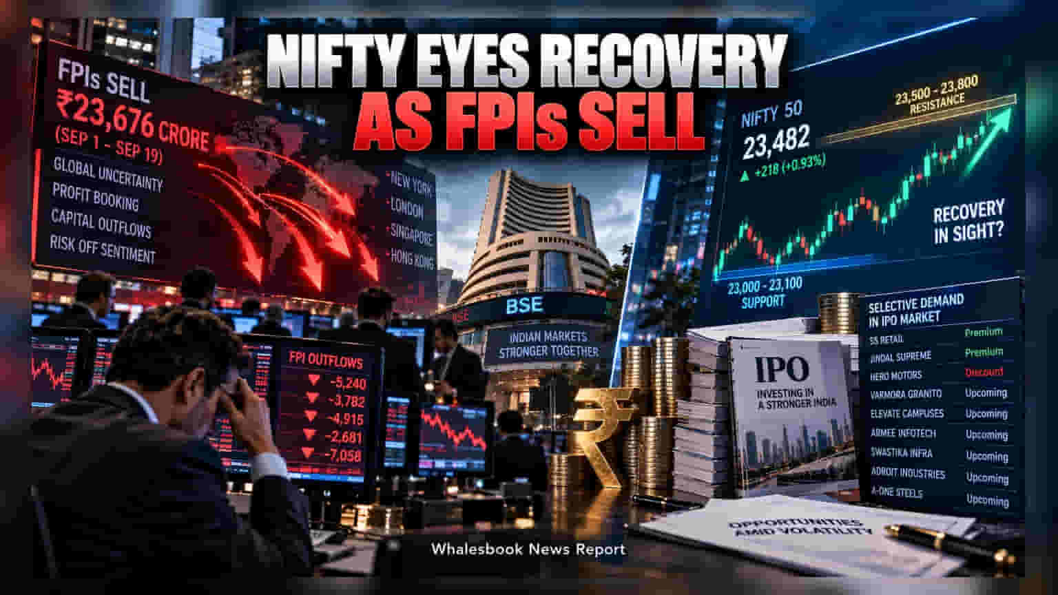 FPIs Pull ₹23,676 Crore From Indian Stocks In September