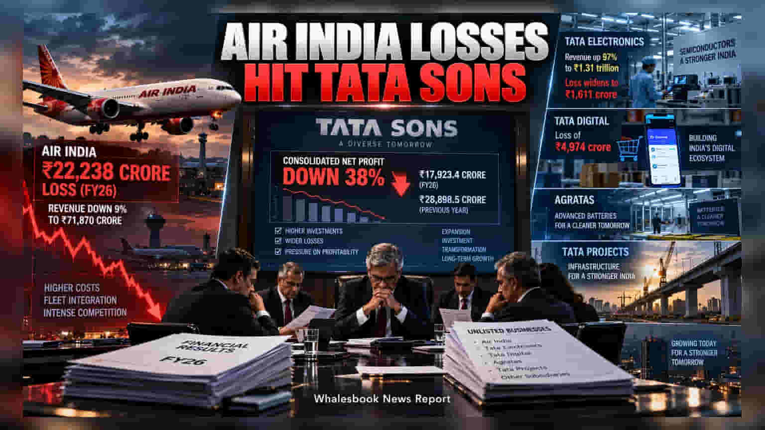 Tata Sons FY26 Profit: નફામાં **38%** નો મોટો ઘટાડો, જાણો શું છે કારણ?