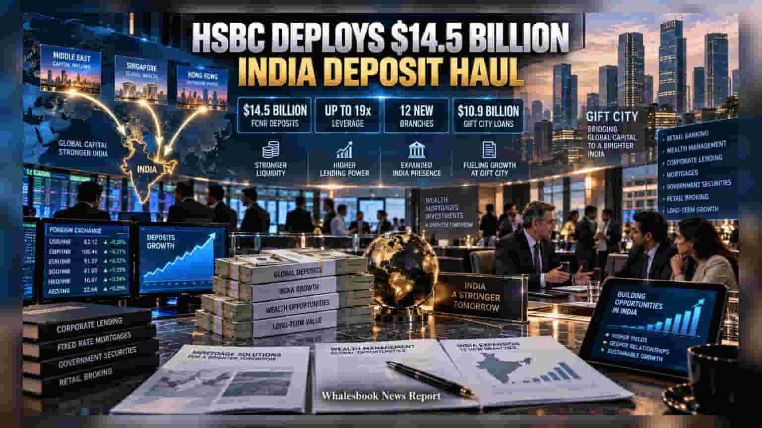 HSBC Deploys $14.5 Billion FCNR Funds to Expand India Biz