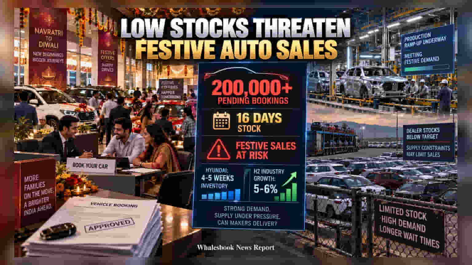 Festive Auto Demand Strong But Inventory Hurdles Loom
