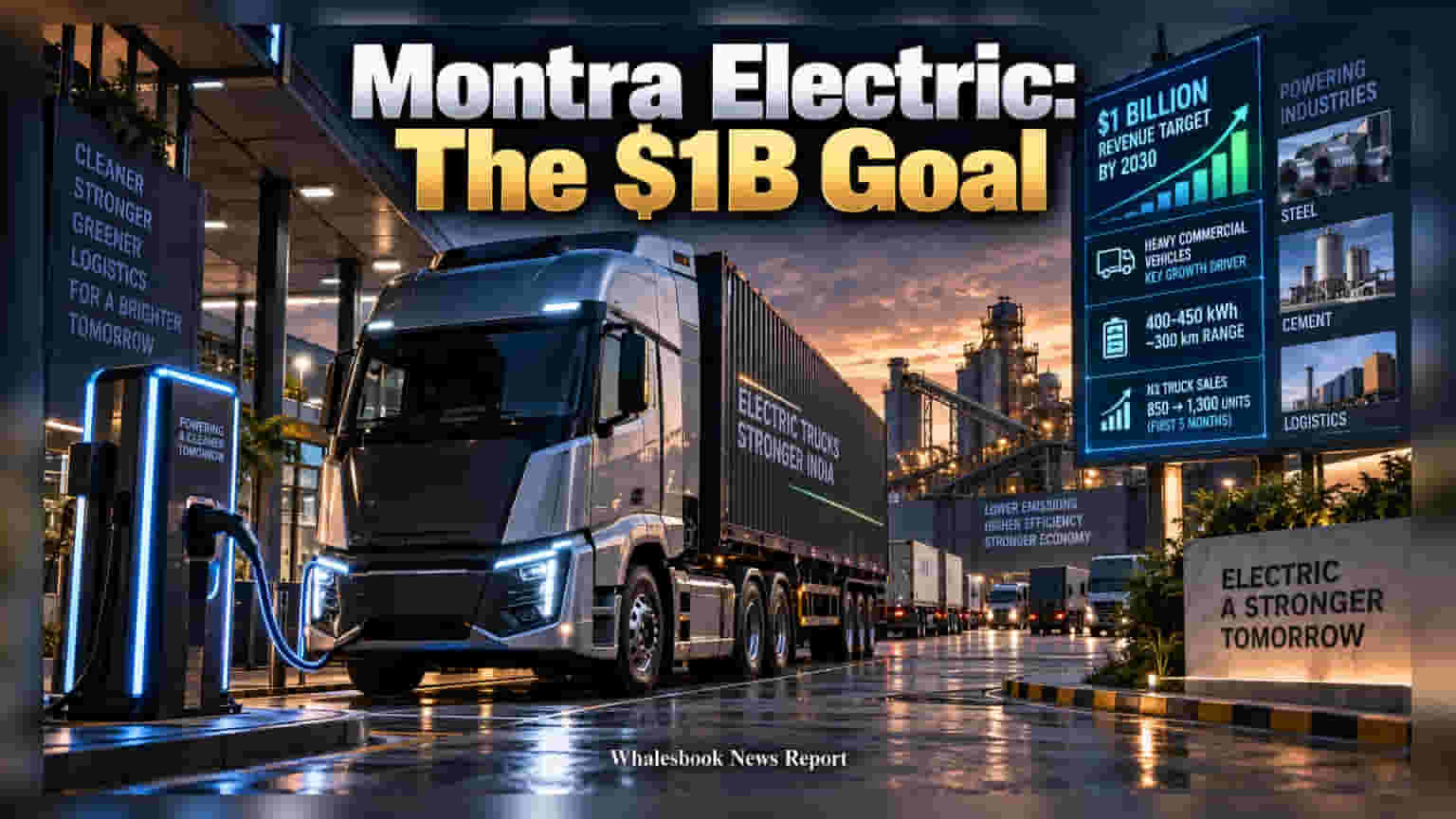Montra Electric Targets $1 Billion Revenue By 2030; Pivots To Heavy Trucks