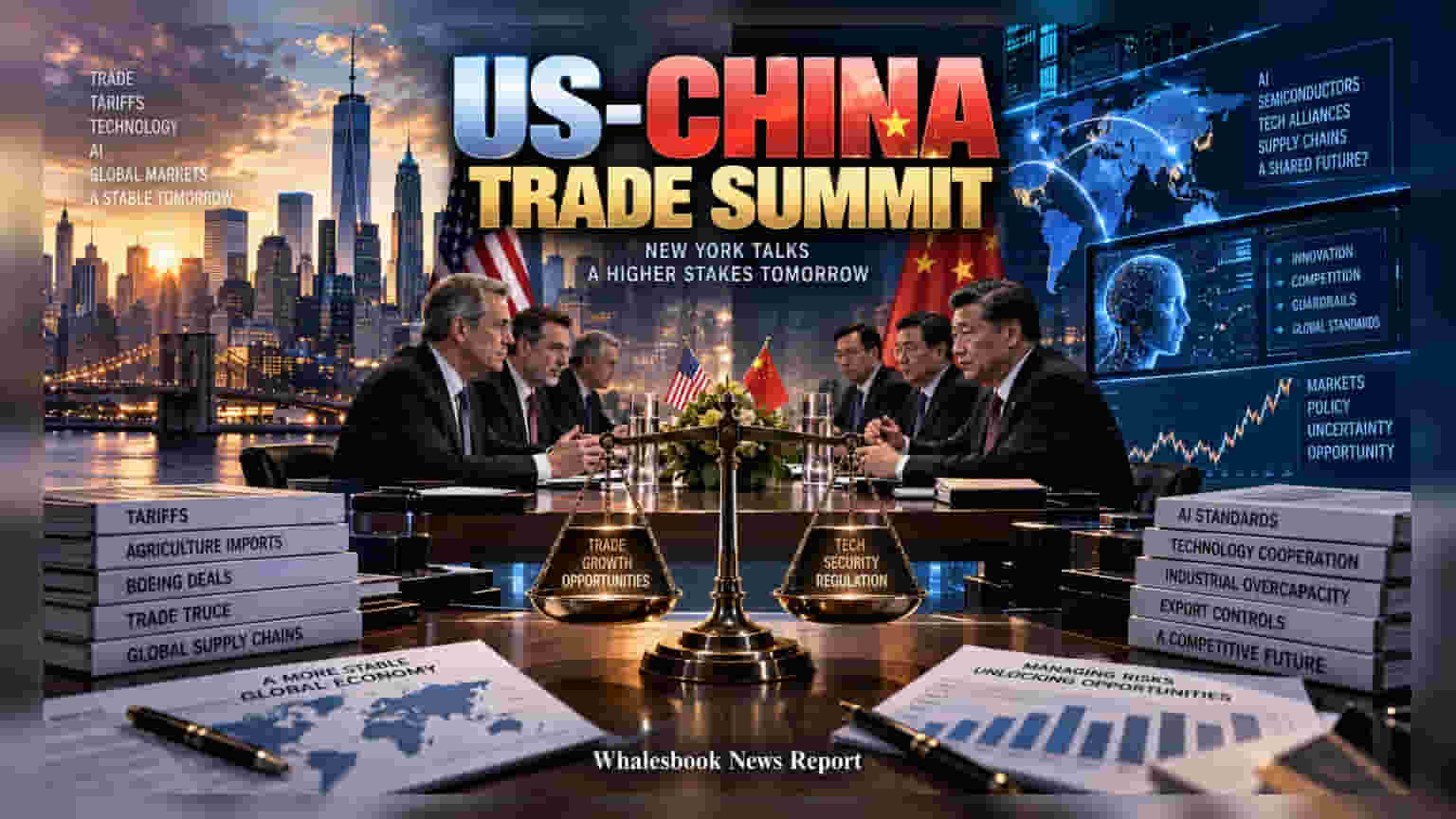 US, China Trade Talks Begin in New York Ahead of Summit