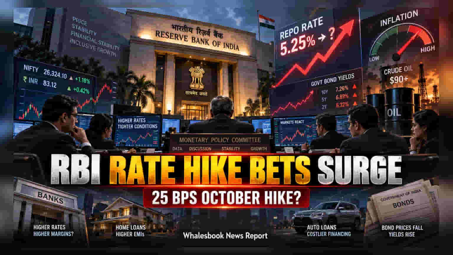 RBI Repo Rate Hike Possible in October 2026? What Experts Say